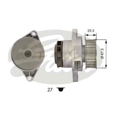 Water Pump, engine cooling (WP0041)