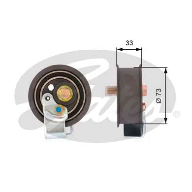 Tensioner Pulley, timing belt (T43123)