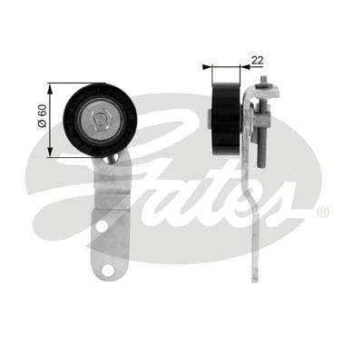 Deflection/Guide Pulley, V-ribbed belt (T36074)