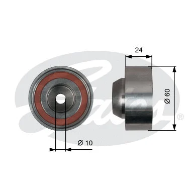 Deflection/Guide Pulley, timing belt (T42231)