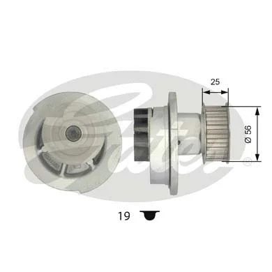 Water Pump, engine cooling (WP0057)