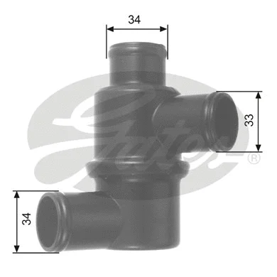 Thermostat, coolant (TH14580)