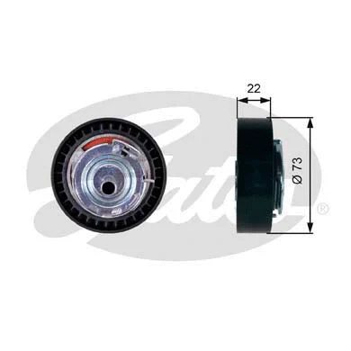 Tensioner Pulley, timing belt (T43225)