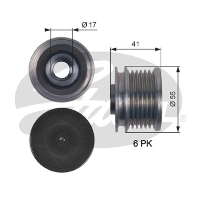 Alternator Freewheel Clutch (OAP7115)