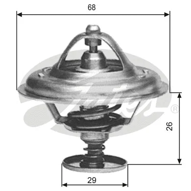 Thermostat, coolant (TH09781G1)