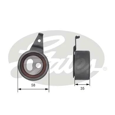 Tensioner Pulley, timing belt (T41193)