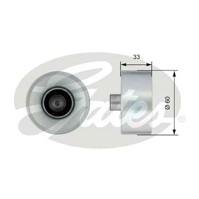 Deflection/Guide Pulley, timing belt (T42092)