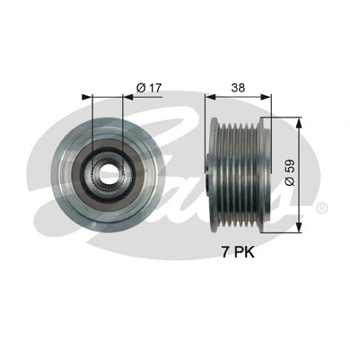 Alternator Freewheel Clutch (OAP7169)