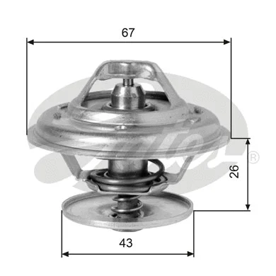 Thermostat, coolant (TH01975G1)