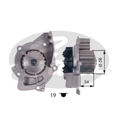 Water Pump, engine cooling (WP0078)