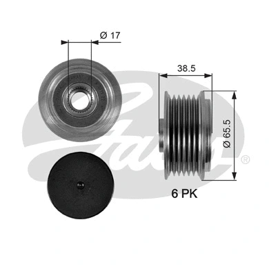 Alternator Freewheel Clutch (OAP7085)
