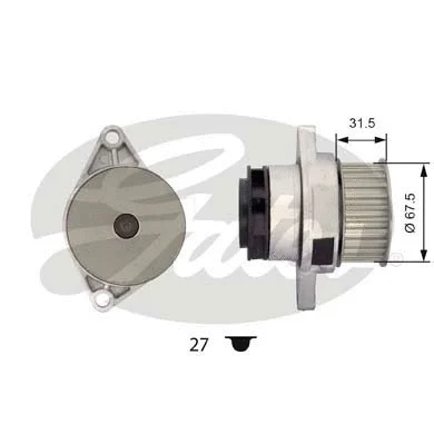 Water Pump, engine cooling (WP0026)