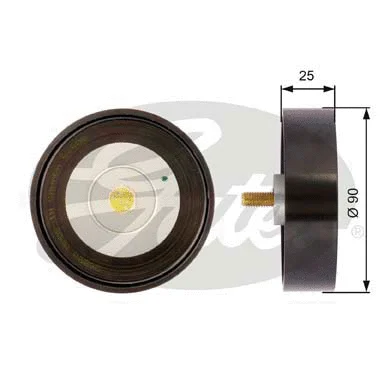 Deflection/Guide Pulley, V-ribbed belt (T36080)