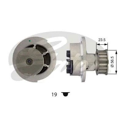 Water Pump, engine cooling (WP0021)