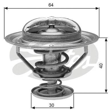 Thermostat, coolant (TH31182G1)