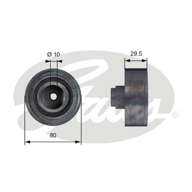 Deflection/Guide Pulley, timing belt (T42050)