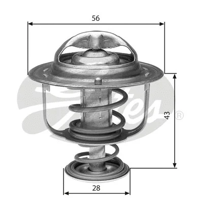 Thermostat, coolant (TH31271G1)
