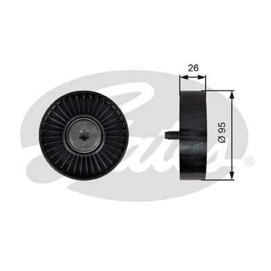 Deflection/Guide Pulley, V-ribbed belt (T39247)