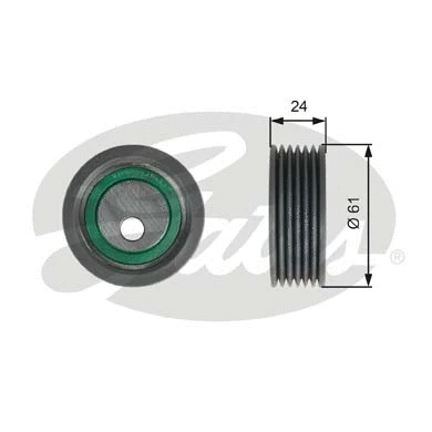 Tensioner Pulley, V-ribbed belt (T39176)