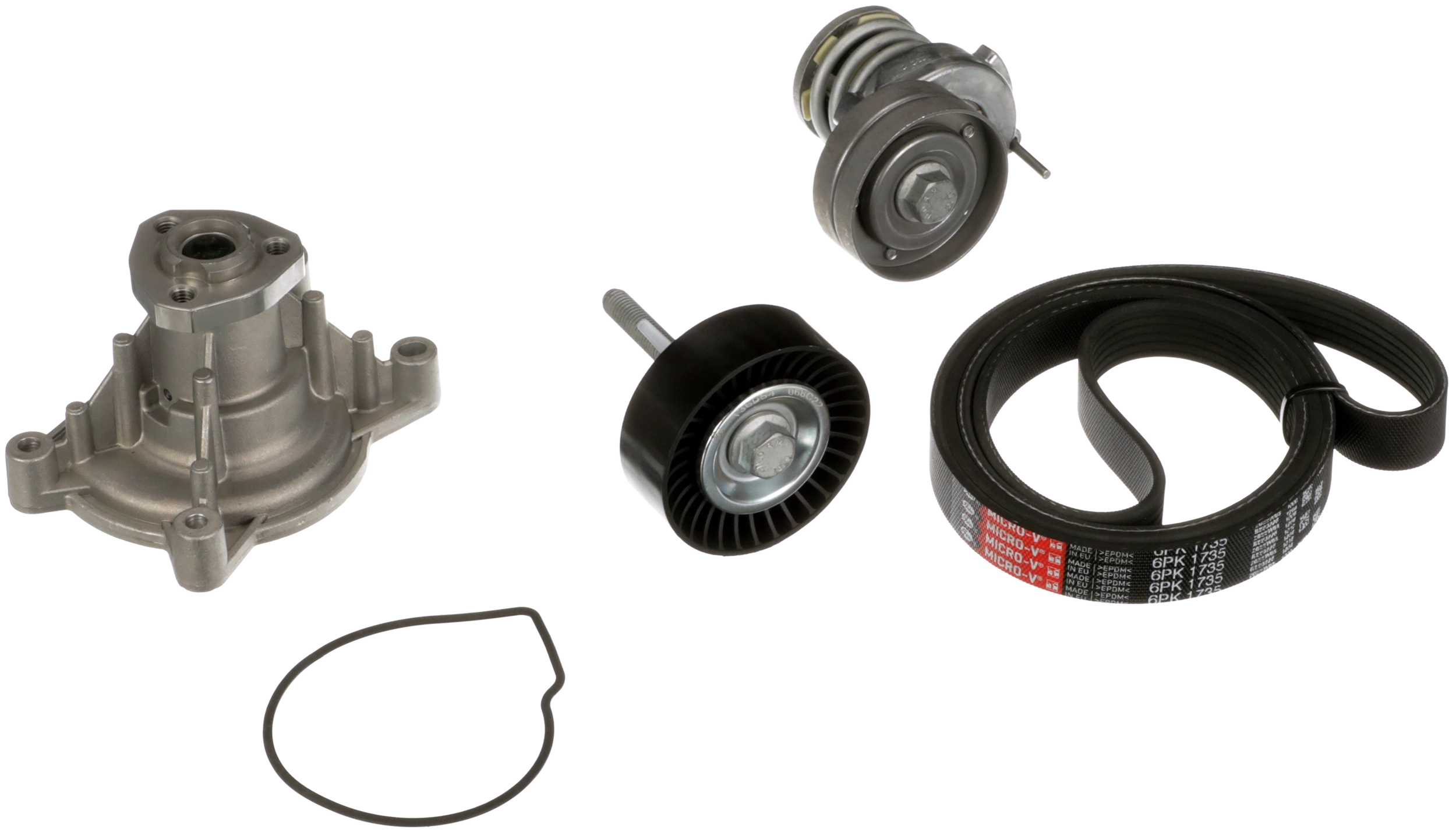 Water Pump + V-Ribbed Belt Kit (KP76PK1735)