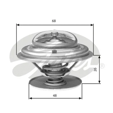 Thermostat, coolant (TH32882G1)