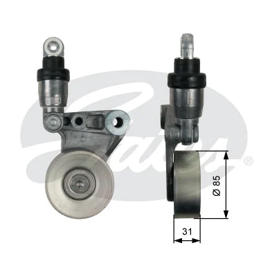 Belt Tensioner, V-ribbed belt (T39214)