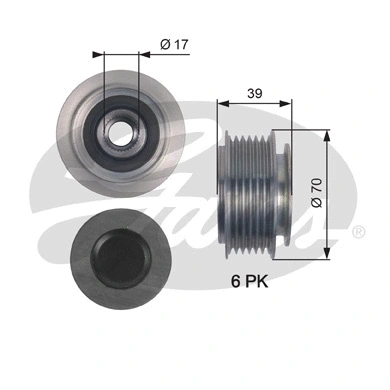 Alternator Freewheel Clutch (OAP7143)