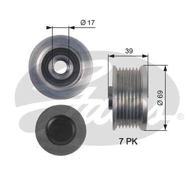 Alternator Freewheel Clutch (OAP7149)