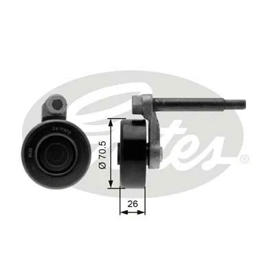 Belt Tensioner, V-ribbed belt (T39000)