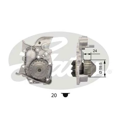 Water Pump, engine cooling (WP0050)