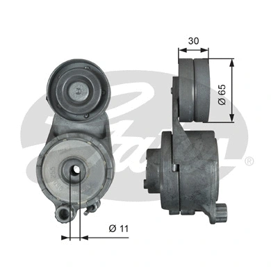 Belt Tensioner, V-ribbed belt (T39294)