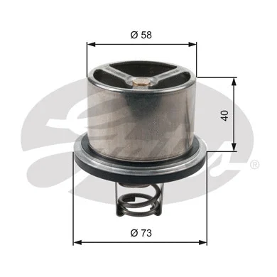Thermostat, coolant (TH07882)