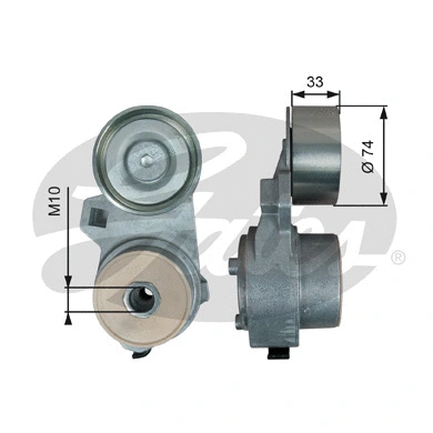 Belt Tensioner, V-ribbed belt (T38717)