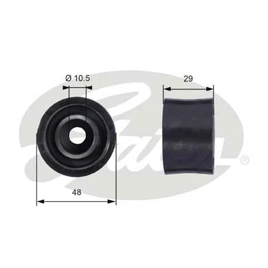Deflection/Guide Pulley, timing belt (T42033)