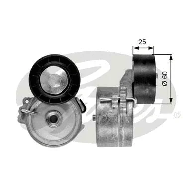 Belt Tensioner, V-ribbed belt (T39033)