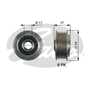 Alternator Freewheel Clutch (OAP7160)