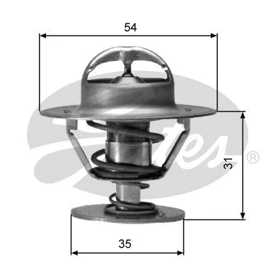 Thermostat, coolant (TH00691G1)