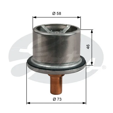 Thermostat, coolant (TH51287G1)