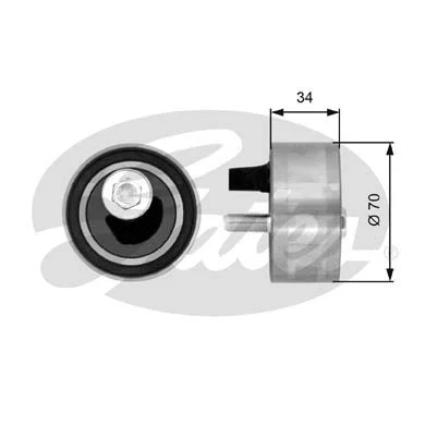 Tensioner Pulley, timing belt (T41063)