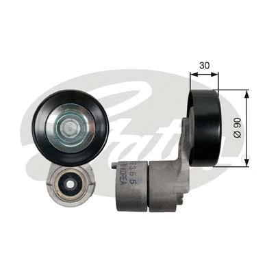 Belt Tensioner, V-ribbed belt (T39150)