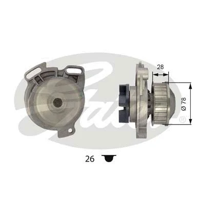 Water Pump, engine cooling (WP0020)
