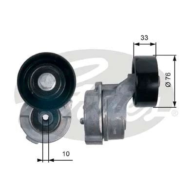 Belt Tensioner, V-ribbed belt (T39134)