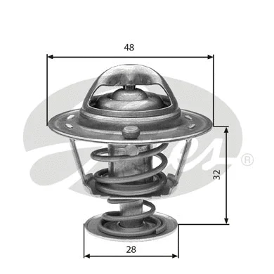 Thermostat, coolant (TH32576G1)