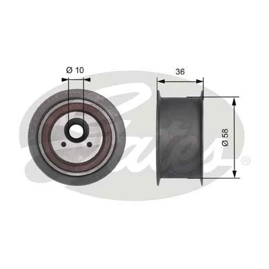 Deflection/Guide Pulley, timing belt (T41228)