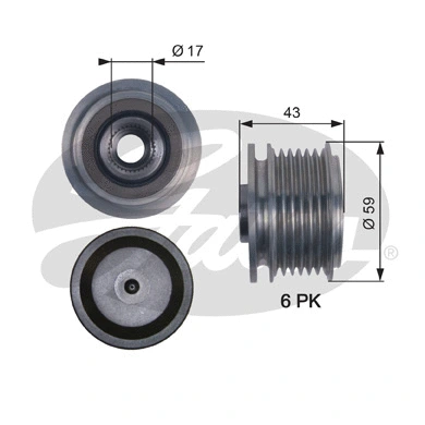 Alternator Freewheel Clutch (OAP7112)