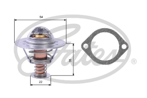 Thermostat, coolant (TH22689G1)