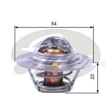 Thermostat, coolant (TH12888G2)