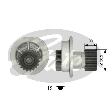 Water Pump, engine cooling (WP0059)