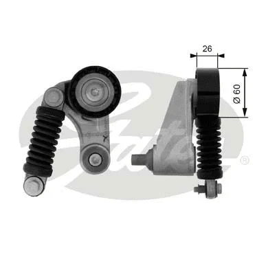 Belt Tensioner, V-ribbed belt (T38457)