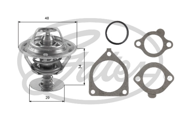 Thermostat, coolant (TH39082G1)